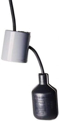 Little Giant Pumps - 125 AC Volt, Weighted Control Float Switch, Float Switch - For Use with Simplex and Duplex Grinder Panels - Exact Tool & Supply