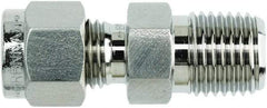 Brennan - 3/8" OD, Stainless Steel Male Connector - NPT Ends - Exact Tool & Supply
