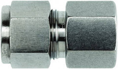 Brennan - 1/4" OD, Stainless Steel Female Connector - Comp x FNPT Ends - Exact Tool & Supply