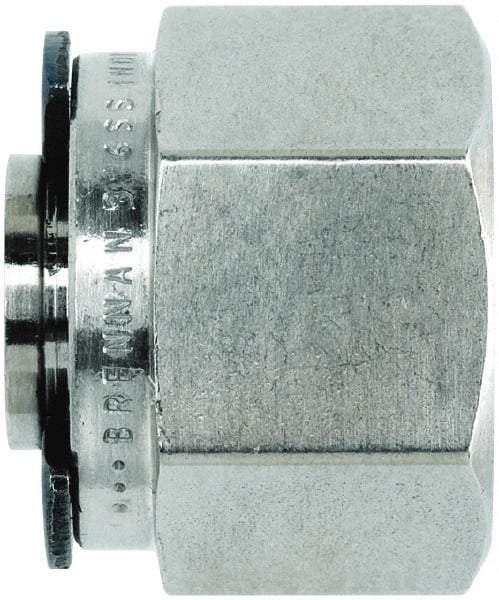 Brennan - 1/4" OD, Stainless Steel Plug - Compression Ends - Exact Tool & Supply