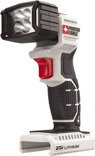 Porter-Cable - 20 Volts, 120 Lumens, Cordless Work Light - White, 8 hr Run Time - Exact Tool & Supply