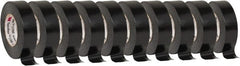 3M - 3/4" x 60' x 7 mil Black Polyester Film Electrical Tape - Exact Tool & Supply