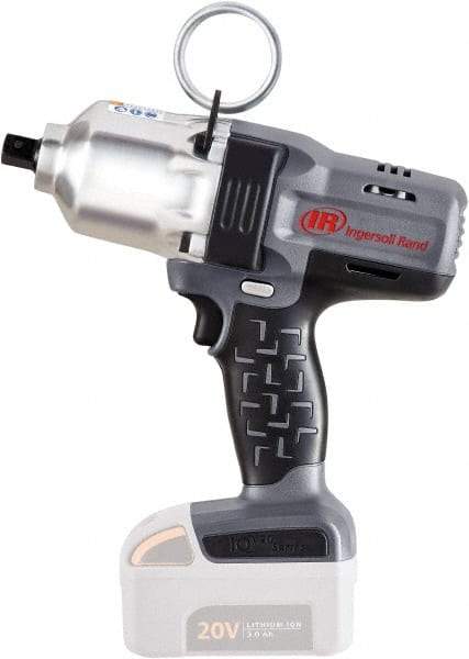 Ingersoll-Rand - 1/2" Drive 20 Volt Pistol Grip Cordless Impact Wrench & Ratchet - 1,900 RPM, 2,300 BPM, 780 Ft/Lb Torque, 2 Lithium-Ion Batteries Not Included - Exact Tool & Supply