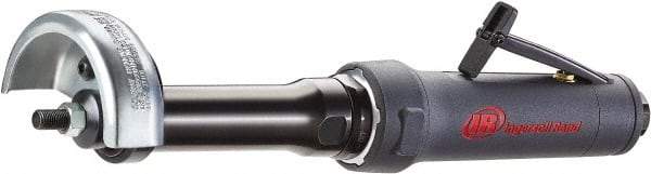 Ingersoll-Rand - 3" Wheel Diam, 18,000 RPM, Pneumatic Angle & Disc Grinder - 3/8-24 Spindle, 14 CFM, Rear Exhaust - Exact Tool & Supply