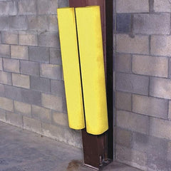 UltraTech - 42" Long, Polyethylene Corner Protector - Yellow - Exact Tool & Supply