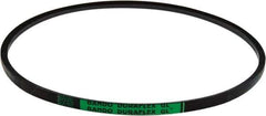 Bando - Section 4L, 1/2" Wide, 44" Outside Length, V-Belt - Rubber Compound, Black, Fractional HP, No. 4L440 - Exact Tool & Supply