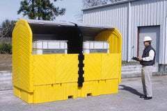 UltraTech - IBC Storage Lockers Type: IBC Pallet Number of Totes: 2 - Exact Tool & Supply