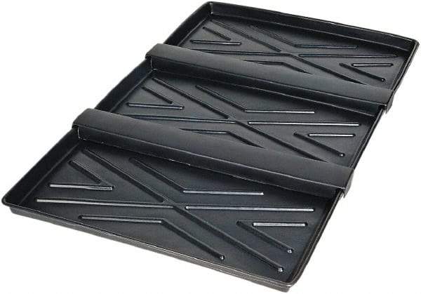 UltraTech - 24 Gal Sump, Polyethylene Containment Unit - 46" Long x 31" Wide x 6" High - Exact Tool & Supply