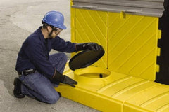 UltraTech - 280 Gallon Sump, IBC Pallet - 68 Inch Long x 64 Inch Wide x 88 Inch High, 2 Totes - Exact Tool & Supply