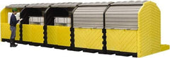 UltraTech - 375 Gallon Sump, IBC Pallet - 204 Inch Long x 64 Inch Wide x 88 Inch High, 5 Totes - Exact Tool & Supply