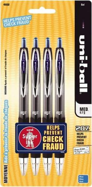 Prismacolor - 0.7mm Retractable Pen - Blue - Exact Tool & Supply