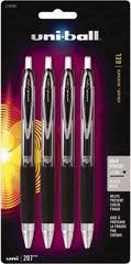 Prismacolor - 1mm Retractable Pen - Black - Exact Tool & Supply