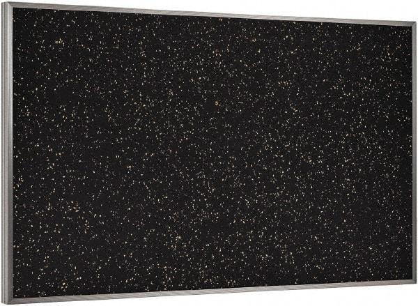 Ghent - 46-1/2" Wide x 36" High Open Cork Bulletin Board - Rubber, Tan Speckled - Exact Tool & Supply