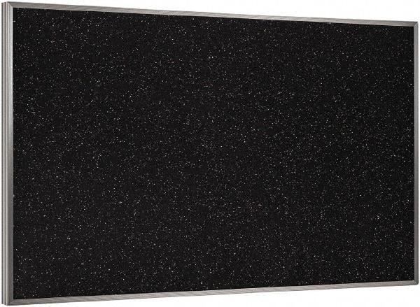 Ghent - 46-1/2" Wide x 36" High Open Cork Bulletin Board - Rubber, Confetti (Color) - Exact Tool & Supply