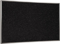 Ghent - 46-1/2" Wide x 36" High Open Cork Bulletin Board - Rubber, Confetti (Color) - Exact Tool & Supply