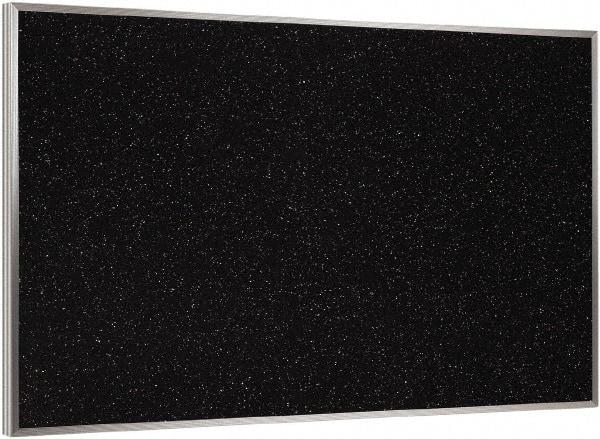 Ghent - 72-1/2" Wide x 48-1/2" High Open Cork Bulletin Board - Rubber, Confetti (Color) - Exact Tool & Supply