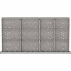 LISTA - 12-Compartment Drawer Divider Layout for 3.15" High Drawers - Exact Tool & Supply