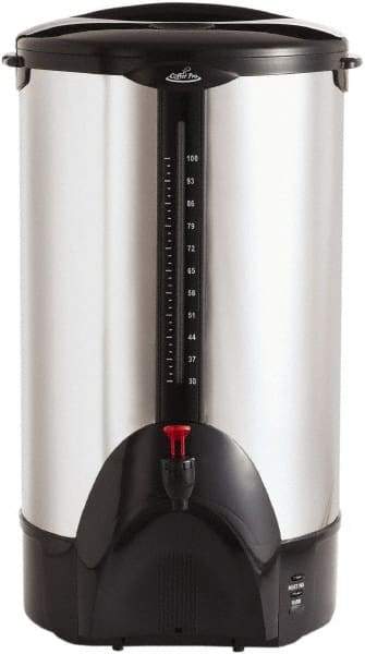 Coffee Pro - Coffee Makers Coffee Maker Type: 100-Cup Percolating Urn For Use With: Coffee - Exact Tool & Supply