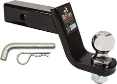 Buyers Products - 2" Ball Diam, 5-3/4" Shank Length, Hitch Ball - 2" Shank Diam, 5,000 Lb Capacity, Black Powder-Coated - Exact Tool & Supply