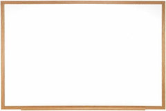 Ghent - 48-1/2" High x 72-1/2" Wide Dry Erase - Acrylate, 3/4" Deep, Includes Eraser & 4 Markers - Exact Tool & Supply