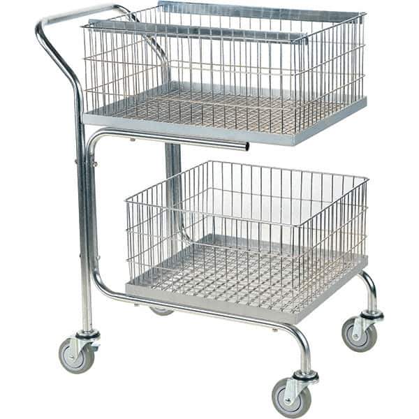Vestil - 600 Lb Capacity, 18" Wide x 29" Long x 39" High Cart - Steel - Exact Tool & Supply
