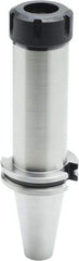 Parlec - 1mm to 16mm Capacity, 6" Projection, CAT40 Taper Shank, ER25 Collet Chuck - 8.69" OAL - Exact Tool & Supply