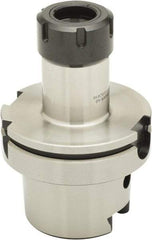 Parlec - 3mm to 30mm Capacity, 4.06" Projection, HSK100A Hollow Taper, ER40 Collet Chuck - 0.0002" TIR, Through-Spindle - Exact Tool & Supply