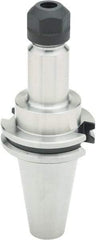 Parlec - 0.5mm to 10mm Capacity, 3.22" Projection, CAT40 Taper Shank, ER16 Collet Chuck - 5.91" OAL - Exact Tool & Supply
