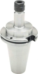 Parlec - 0.5mm to 10mm Capacity, 4.12" Projection, CAT50 Taper Shank, ER16 Collet Chuck - 8.12" OAL - Exact Tool & Supply