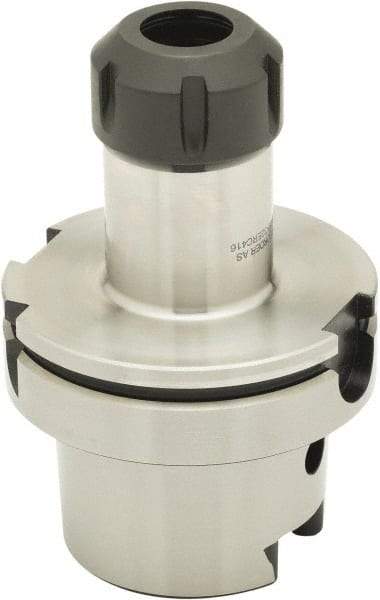 Parlec - 3mm to 30mm Capacity, 4.16" Projection, HSK100A Hollow Taper, ER40 Collet Chuck - 0.0002" TIR, Through-Spindle - Exact Tool & Supply