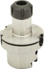 Parlec - 3mm to 30mm Capacity, 4.16" Projection, HSK100A Hollow Taper, ER40 Collet Chuck - 0.0002" TIR, Through-Spindle - Exact Tool & Supply
