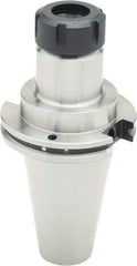 Parlec - 2mm to 20mm Capacity, 6" Projection, CAT50 Taper Shank, ER32 Collet Chuck - 10" OAL - Exact Tool & Supply