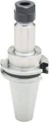Parlec - 0.5mm to 10mm Capacity, 8.12" Projection, CAT40 Taper Shank, ER16 Collet Chuck - 10.81" OAL - Exact Tool & Supply