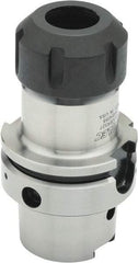Parlec - 1mm to 13mm Capacity, 4.16" Projection, HSK63A Hollow Taper, ER20 Collet Chuck - 0.0002" TIR, Through-Spindle - Exact Tool & Supply