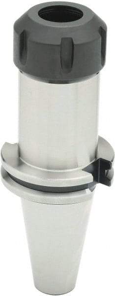 Parlec - 2mm to 20mm Capacity, 4" Projection, CAT40 Taper Shank, ER32 Collet Chuck - 6.69" OAL - Exact Tool & Supply