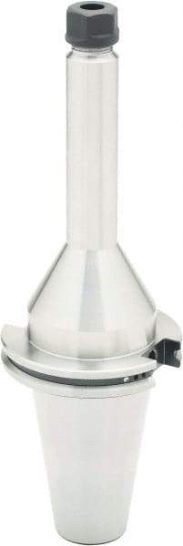 Parlec - 0.5mm to 10mm Capacity, 8" Projection, CAT50 Taper Shank, ER16 Collet Chuck - 12" OAL - Exact Tool & Supply