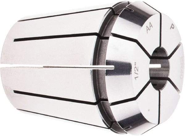 Parlec - 0.451 to 0.5" ER40 Collet - 0.0002" TIR, 1.811" OAL, 1.614" Overall Diam - Exact Tool & Supply