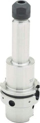 Parlec - 0.5mm to 10mm Capacity, 6.52" Projection, HSK63A Hollow Taper, ER16 Collet Chuck - 0.0002" TIR, Through-Spindle - Exact Tool & Supply