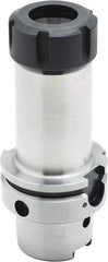 Parlec - 1mm to 13mm Capacity, 3.94" Projection, HSK63A Hollow Taper, ER20 Collet Chuck - 0.0002" TIR, Through-Spindle - Exact Tool & Supply