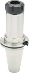 Parlec - 3mm to 30mm Capacity, 6" Projection, CAT50 Taper Shank, ER40 Collet Chuck - 10" OAL - Exact Tool & Supply