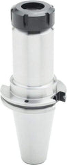 Parlec - 3mm to 30mm Capacity, 6" Projection, CAT50 Taper Shank, ER40 Collet Chuck - 10" OAL - Exact Tool & Supply
