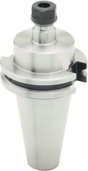 Parlec - 0.5mm to 7mm Capacity, 2-1/2" Projection, CAT40 Taper Shank, ER11 Collet Chuck - 5.19" OAL - Exact Tool & Supply
