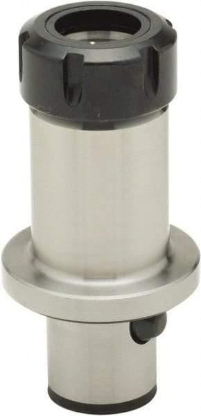 Parlec - 1mm to 13mm Capacity, 3.4" Projection, Modular Connection, ER20 Collet Chuck - 0.0002" TIR, Through-Spindle - Exact Tool & Supply