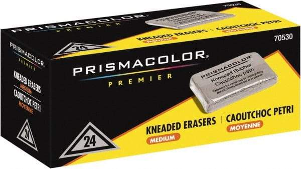 Prismacolor - Square Rubber Eraser - Gray - Exact Tool & Supply