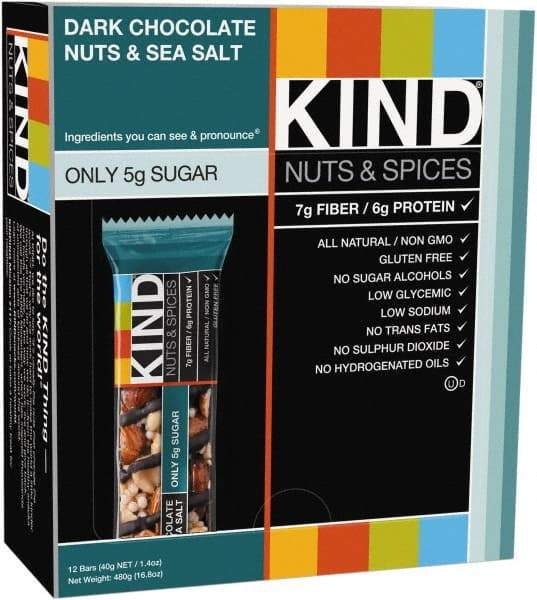 KIND - Nutrition Bar - Dark Chocolate/Nuts/Sea Salt - Exact Tool & Supply
