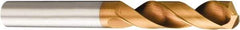 Sandvik Coromant - 6.2mm 140° Solid Carbide Jobber Drill - Multilayer TiAlN Finish, Right Hand Cut, Spiral Flute, Straight Shank, 3.1102" OAL, Split Point - Exact Tool & Supply