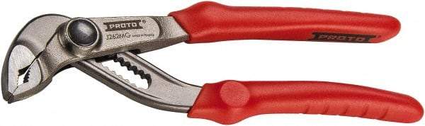 Proto - 7-9/32" OAL, 1-27/64" Max Capacity, 48mm Jaw Length, 12 Position Tongue & Groove Pliers - Slim Head - Exact Tool & Supply