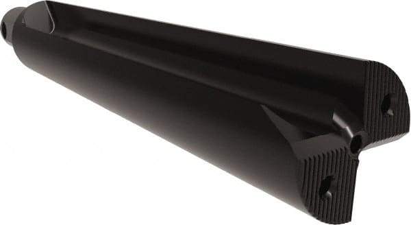 Allied Machine and Engineering - 298mm Max Drill Depth, 4.5xD, 2.4" Diam, Indexable Insert Drill - 4 Inserts, 40mm Shank Diam, Straight Shank - Exact Tool & Supply