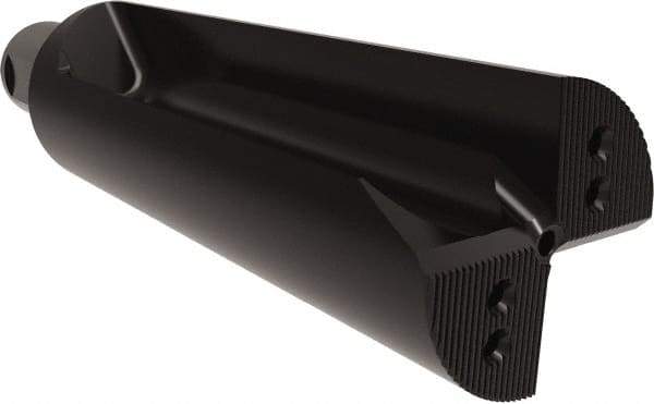 Allied Machine and Engineering - 229mm Max Drill Depth, 2.5xD, 3.4" Diam, Indexable Insert Drill - 8 Inserts, 50mm Shank Diam, Straight Shank - Exact Tool & Supply