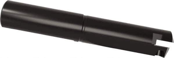 Allied Machine and Engineering - Series F, 3 to 3-7/8" Diam, 2" Diam Straight Shank, Straight Flute Spade Drill - 5-1/2" Max Depth, 6-3/4" Body Length, 9-1/2" OAL, Short Length, Through Coolant - Exact Tool & Supply
